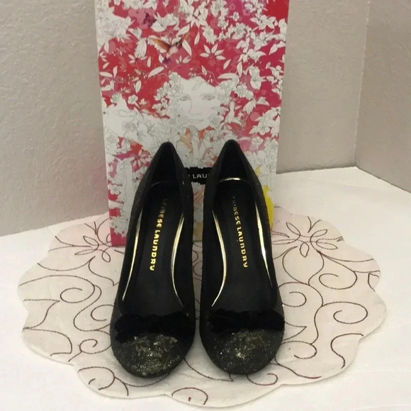 Chinese Laundry Fall For Glitter Gold Shoes - Picture 2 of 7